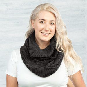 Maggie’s Organics Rib Knit Infinity Scarf